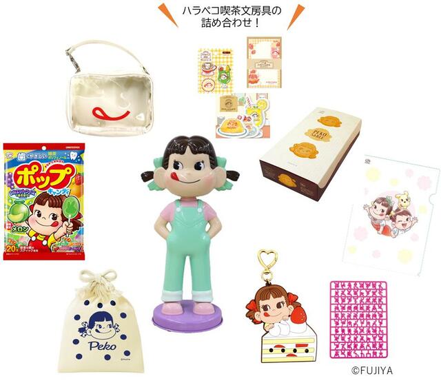 「ペコとこHappy Bag」＜価格：税込4,649円＞【ペコちゃんの限定スイーツやグッズが買える！「FUJIYA CONFECTIONERY エミテラス所沢店」オープン！】