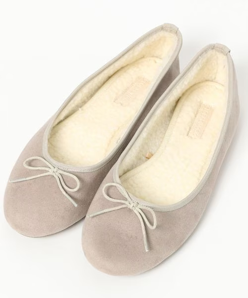 【グローバルワークの冬シューズ売上ランキング 8位】「ふわもこ撥水クッションバレエシューズ」3,960円（税込）