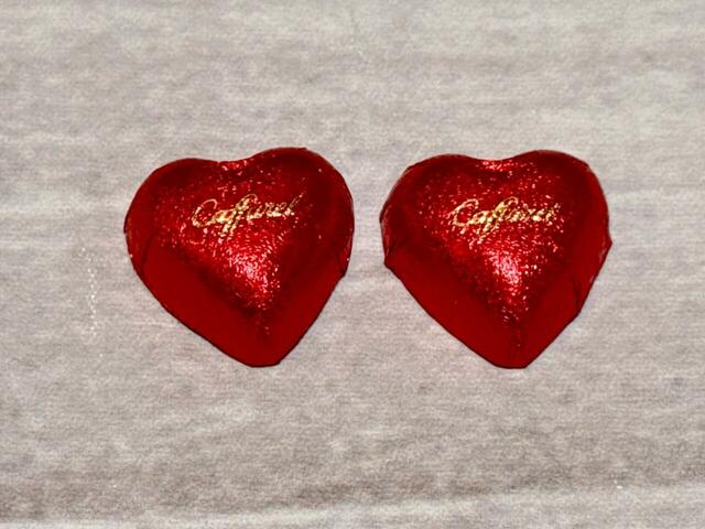 キュートなミニハートはほどよい甘さとミルク感が美味しい味わい♪