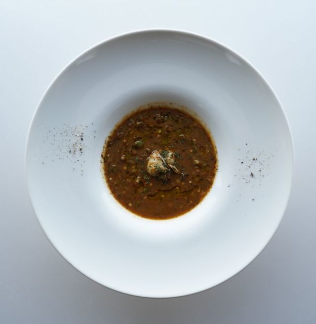 オイスターガンボスープ