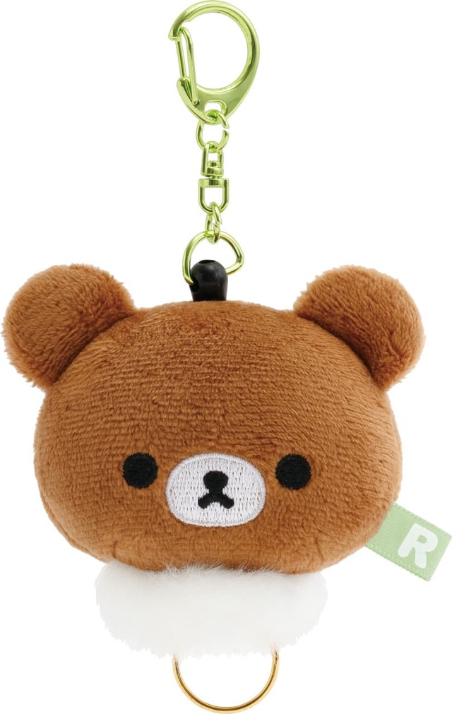 【リラックマ新商品】「ぬいぐるみリールキーホルダー」チャイロイコグマ 1,760円