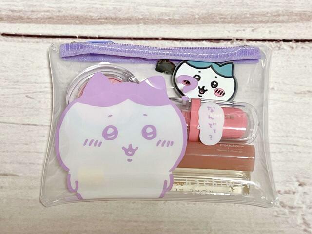 【ちいかわ100円雑貨】コスメを入れるのにピッタリ!