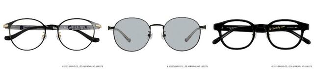 【Zoff×はぴだんぶい】バッドばつ丸 モデル／いたずら好きな性格を反映したブラックトーンが特徴♪