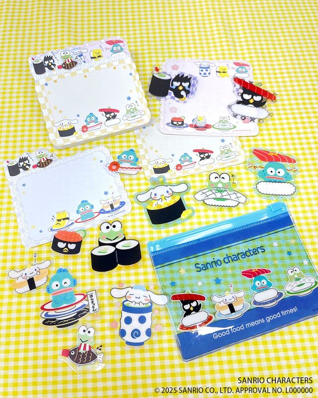 【サンキューマート サンリオキャラクターズ お寿司シリーズ】サンリオキャラクターズがお寿司の姿に!普段使いしやすいステーショナリーや…⇒