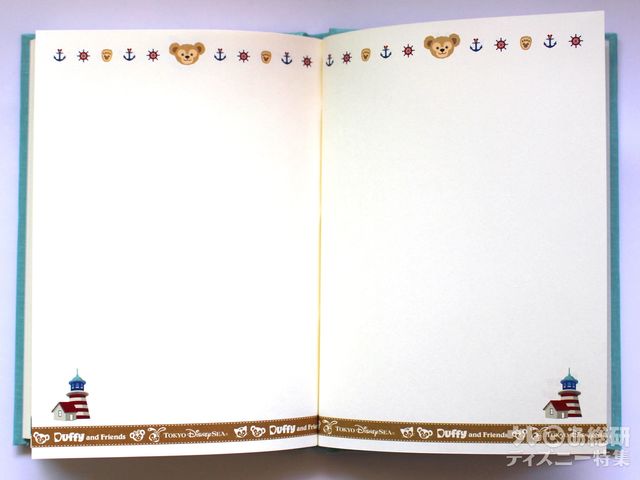 2019年のダッフィーの手帳ーメモスペース