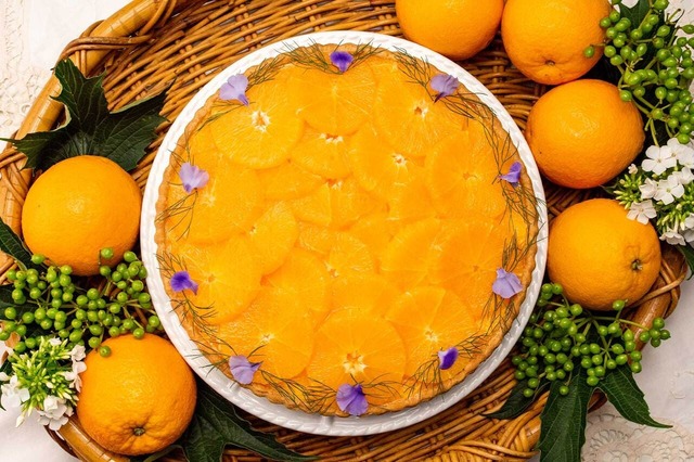 「静岡県浜松市産 “白柳ネーブル”のタルト」