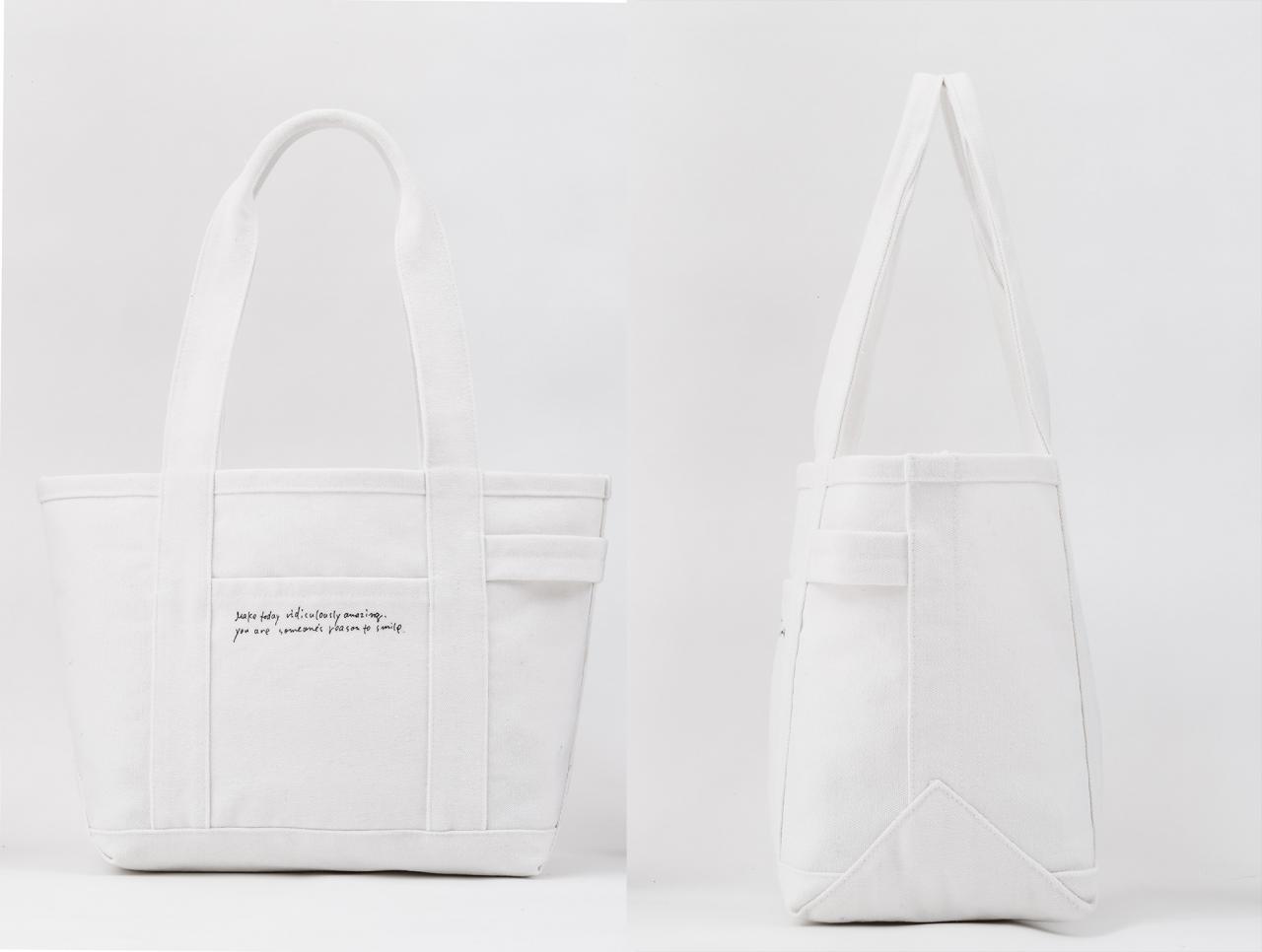 LL.Bean トートバッグ　 キャンバス　 ホワイト キャンバストート コスパ USA製 L.L.Bean BOAT AND TOTE