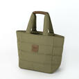 「紀ノ国屋 キルティングトート」キルティングトート　カーキ