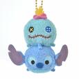 ツムツム スティッチ＆スクランプ ぬいぐるみキーホルダー・キーチェーン ディズニーストアぬいぐるみ「TSUM TSUM」10周年 1,600円