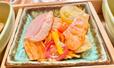 【銀座朝食ラボ キャベツと合鴨の冷製トマト&バジルパスタ】お箸で食べられるパスタ