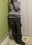 【ワークマン M47タイプユーティリティカーゴパンツ】ニットとの相性も○