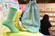 【「誕生50周年記念 ノンタン ずっとともだち!!!」展】ノンタン おでかけナップサック(2,750)/メッシュ生地で可愛いナップサック