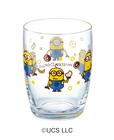「“ミニオン” グラス」＜本体サイズ：最大径約7.3cm×高さ約9.7cm＞【「ミスド&ミニオン」初コラボ！“パチパチはじけるポンデリング”や“わんぱくドーナツ”にワクワクが止まらない！】