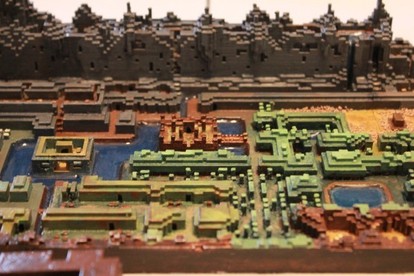 名作RPG「ゼルダの伝説」ゲームマップを立体化、海外ファンが3D