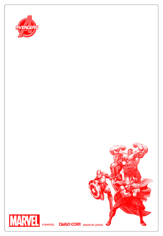 MARVEL 3D ポストカード -001 Avengers 500円