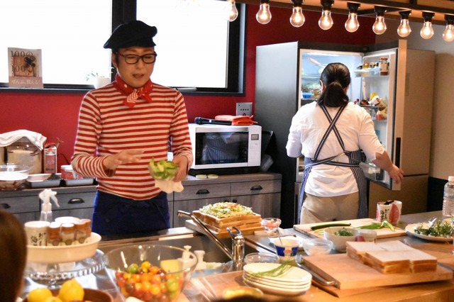 マロンさんのデモンストレーション