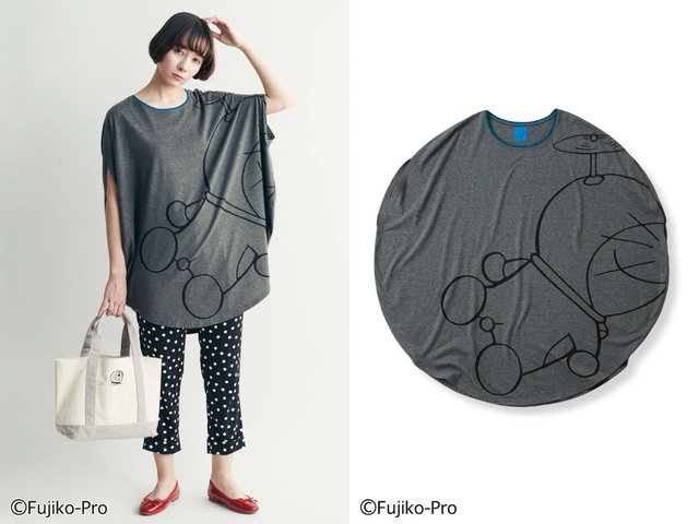 ドラえもん まんまるプリントTシャツ