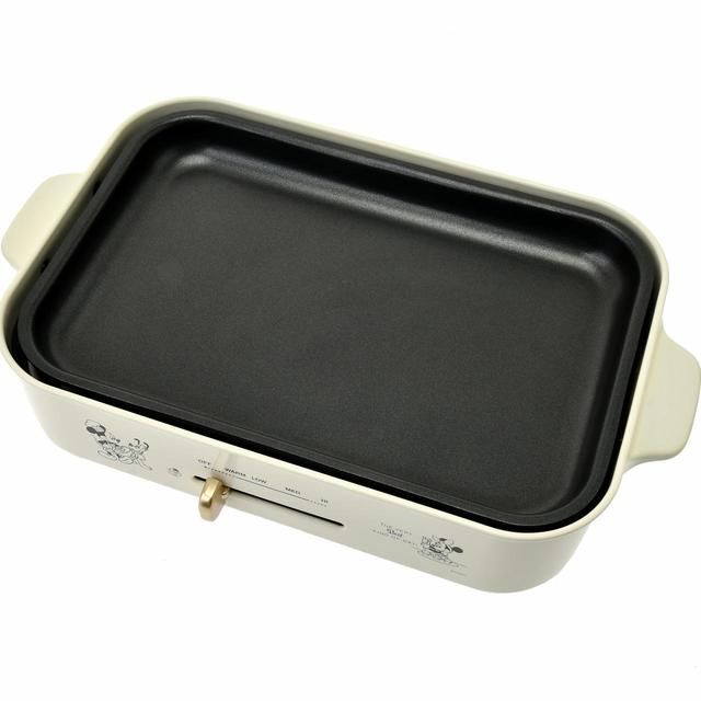 【BRUNO】ミッキー、ミニー、プルート コンパクトホットプレート　10,340円 (税込) © Disney