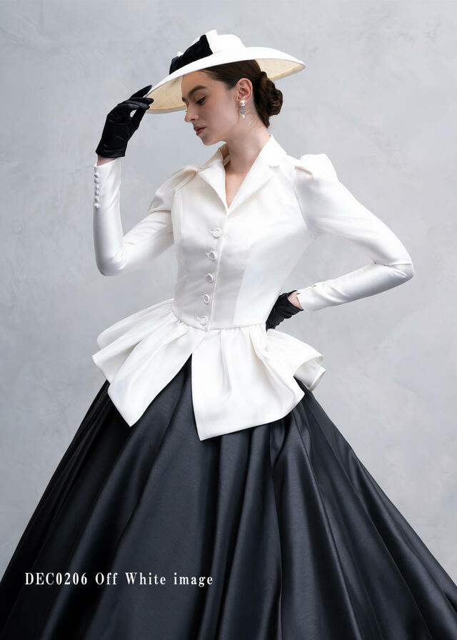 クラウディア｜「Clef a decor-クレアデコール」新作ウェディングドレス｜DEC0206_Offwhite