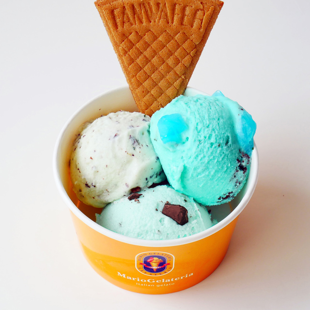 3種を一気に楽しめる「チョコミント盛り」