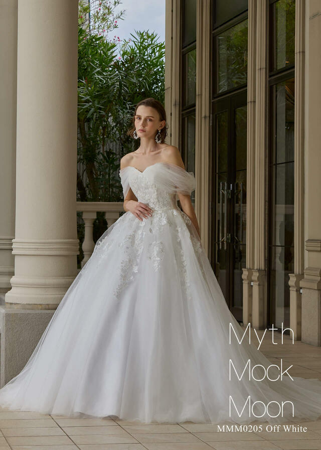 クラウディア「Myth Mock Moon(ミスモックムーン)」新作ウェディングドレス MMM0205_Off White