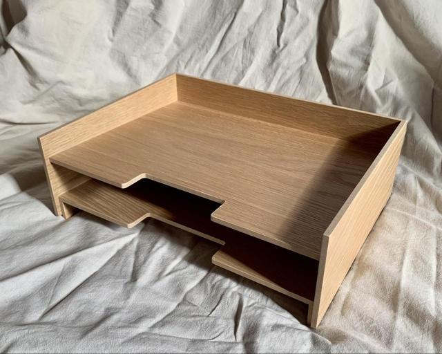 【無印良品 木製書類整理トレー】しっかりとしたつくりとおしゃれなデザインが特徴！