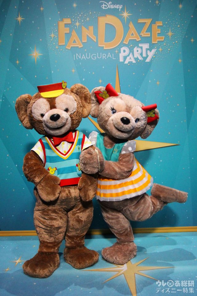 Disney FanDazeのダッフィー&シェリーメイのペアグリーティング