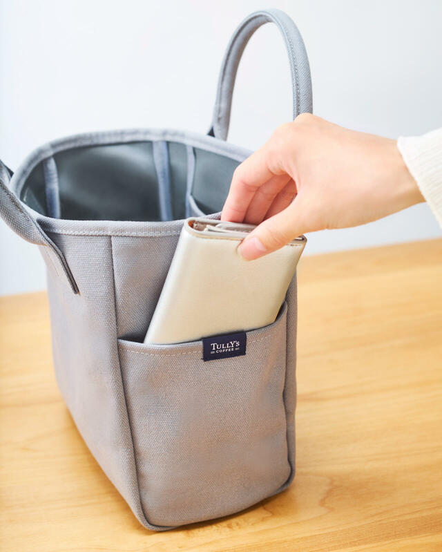 「キャンバストートバッグ(ブルーグレー)」【タリーズコーヒーの大人気福袋「2026 HAPPY BAG」が、12月12日より公式オンラインストア&公式楽天市場店で発売スタート!】