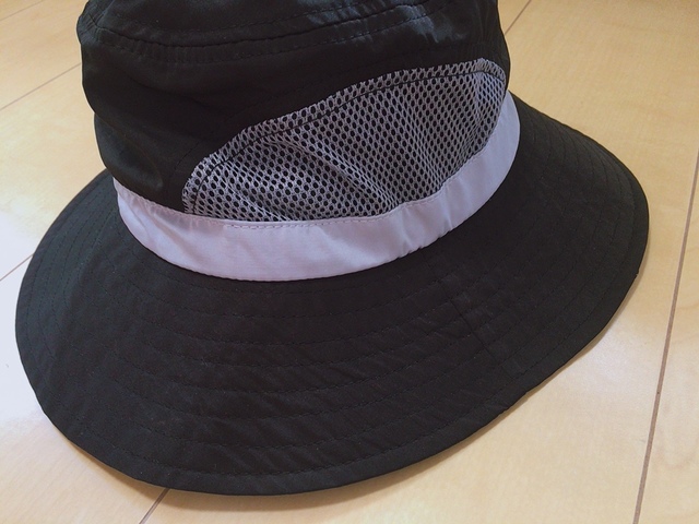 【ワークマン メッシュサファリハット】サイドがメッシュになっていて通気性良し