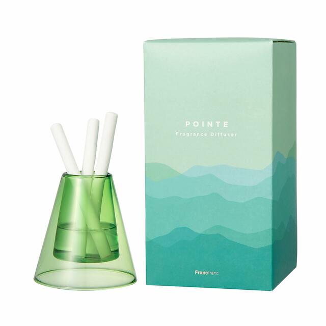 【Francfranc(フランフラン)】ポワント フレグランスディフューザー グリーン【価格】4,400円(税込)