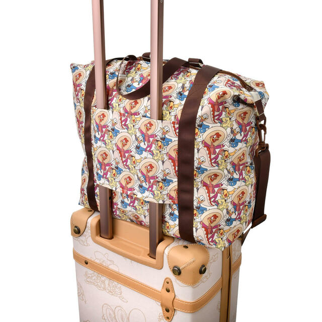 ドナルド、ホセ・キャリオカ、パンチート トートバッグ 折りたたみ式 2WAY ポケッタブル TRAVEL WITH AMIGOS 3,800円