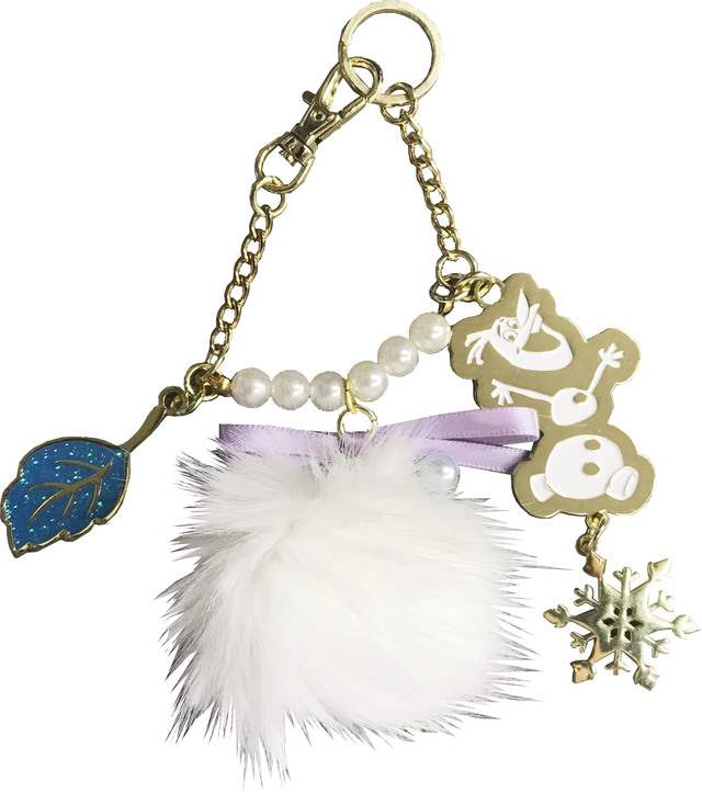 ポンポン付きバッグチャーム｜1,460円