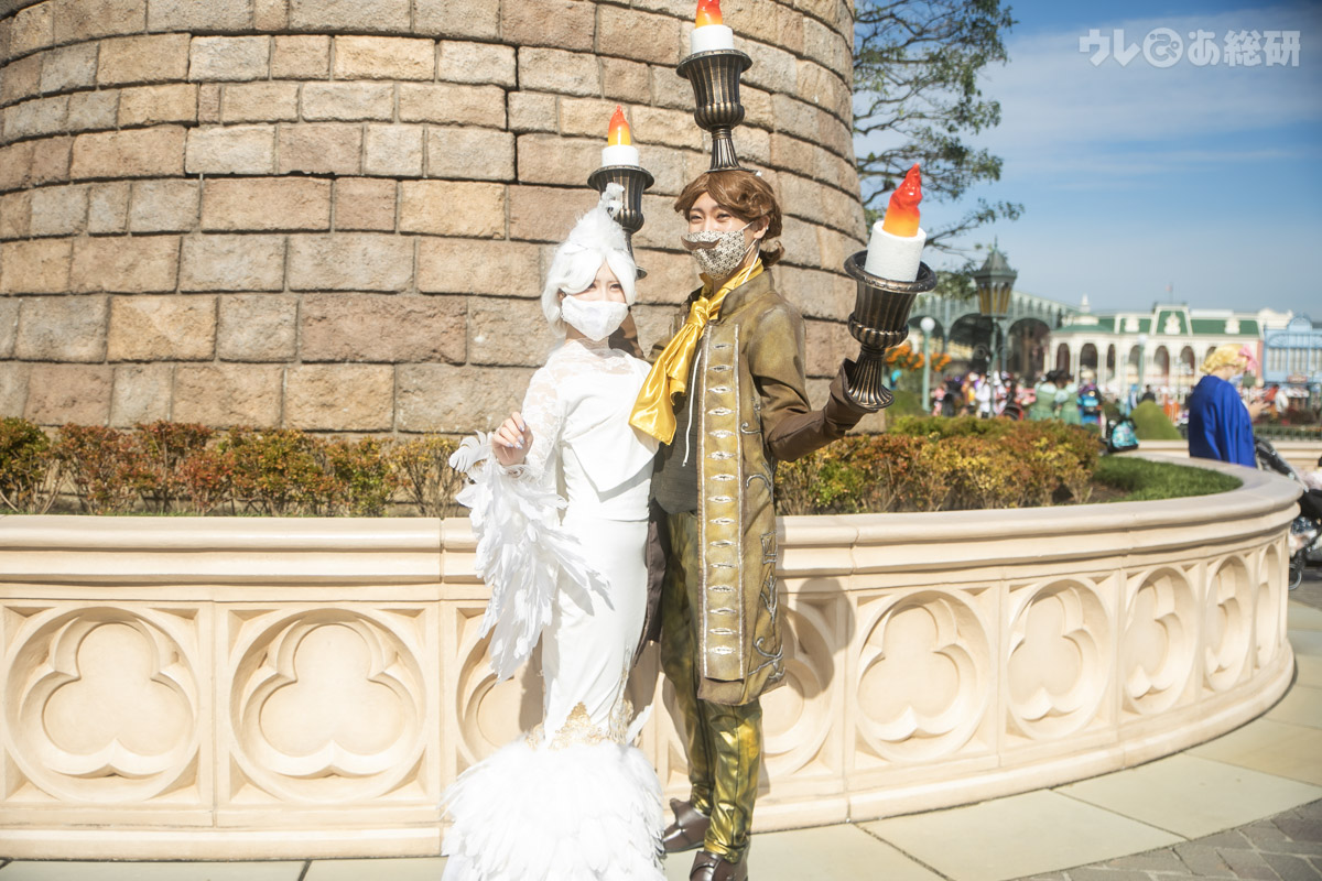 ミッキーブーケ ブートニア ディズニー 美女と野獣 ベル dハロ仮装 D