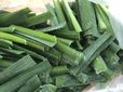 綺麗にバラバラの冷凍ニラに！