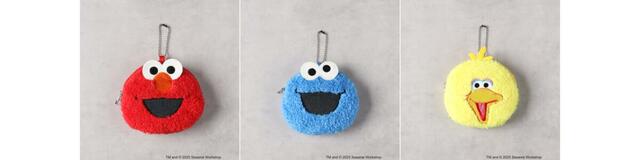 「SESAME STREET」フェイス丸形ポーチカラー：レッド・ブルー・イエローサイズ：ONE SIZE価格：¥2,290(税込)