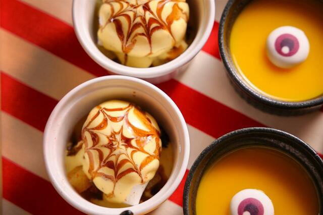 「メニュー例」＜2023年9月1日(金)～10月31日(火)＞【サンドウィッチ＆スイーツビュッフェ～栗とぶどうのハロウィーンパーティー～】