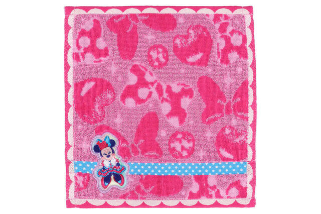 ミニタオル 1,000円|東京ディズニーランド「ディズニー・パルパルーザ“ミニーのファンダーランド”」スペシャルグッズ|販売店舗:東京ディズニーランド「ディズニー&カンパニー」|発売日:2025年1月13日(火)