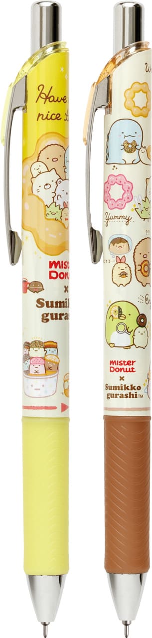 【ミスタードーナツ×すみっコぐらし】「エナージェル ボールペン」550 円