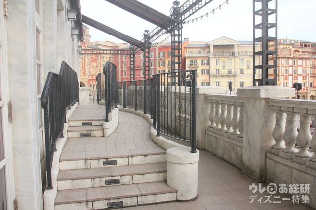 東京ディズニーシーホテル・ミラコスタ コース側テラス-ディズニー・イースター2019