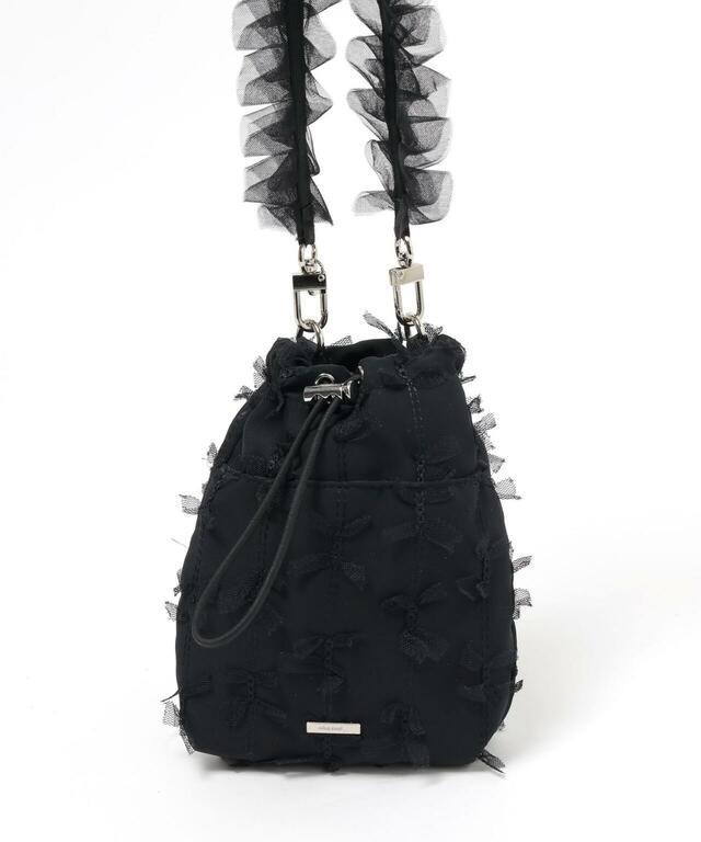 「オリジナルアソートデザインチェンジショルダーバッグ」ブラック 3,960円（税込）