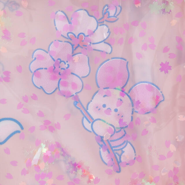 プーさん＆ピグレット ポーチ フラット DISNEY SAKURA COLLECTION 2026 2,400円