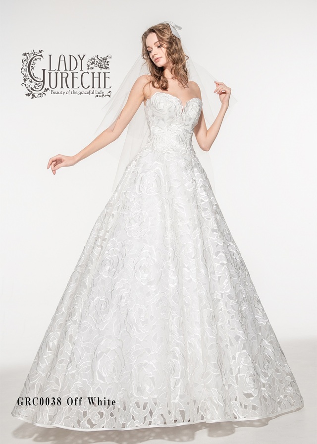 「LADY GURECH（レディ・グレーチェ）」新作ウェディングドレス GRC0038_Offwhite