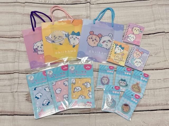 2025年2月20日（木）に発売された「100円ちいかわ雑貨」第7弾を全種類ゲット！