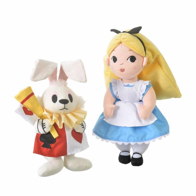 アリス&白うさぎ ぬいぐるみ Alice in Wonderland by Mary Blair
