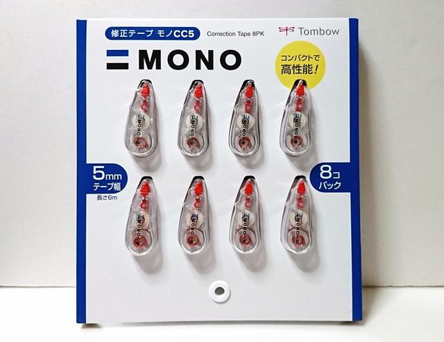 トンボ鉛筆　修正テープ モノCC5　8個　919円