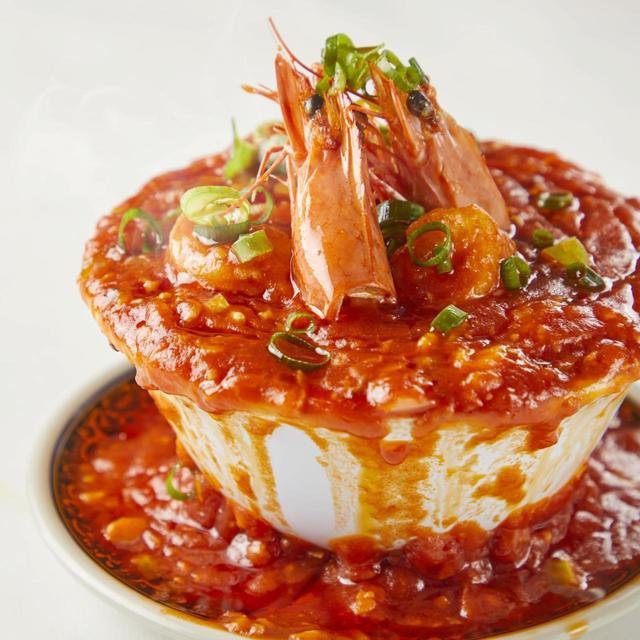 こぼれエビチリ