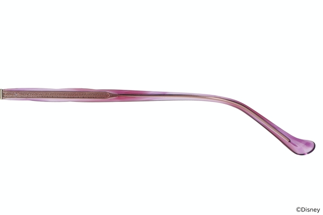 【Disney Collection created by Zoff Princess Series】ラプンツェル　ラウンド/髪の流れをイメージしたテンプルのデザイン