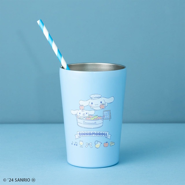 【シナモロール 真空断熱カフェタンブラー】宝島社から4種類のかわいいタンブラーが登場