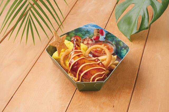 フランキーのアメリカン☆チキンプレート 2,100円|ユニバーサル・スタジオ・ジャパン「ワンピース・プレミア・サマー2023」スペシャルメニュー