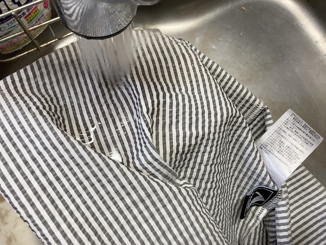 【ワークマン レディース撥水サッカーシャツワンピース】水洗いでキレイに